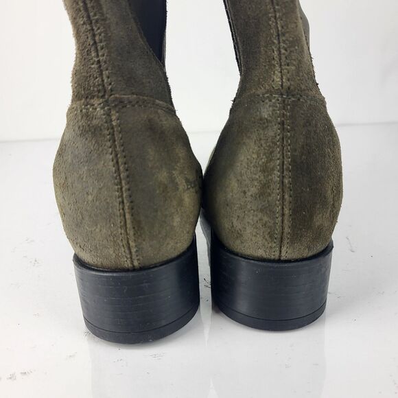 Over the knee waterproof Suede stretch Boots - Picture 13 of 16